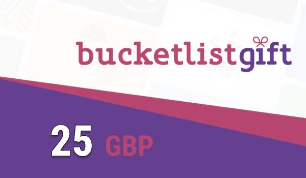 BucketlistGift Gift Card 25 GBP