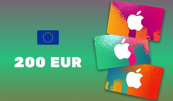 Apple iTunes Gift Card 200 EUR