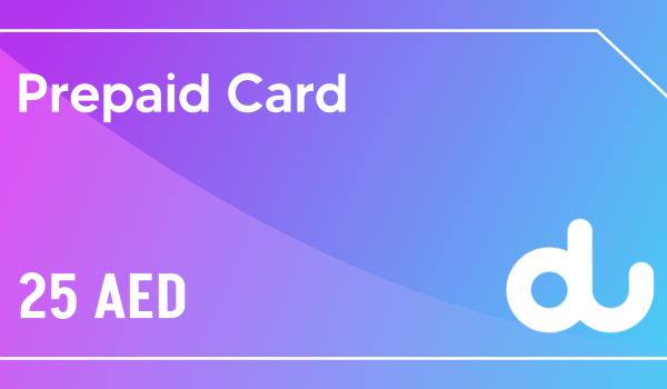 Du Prepaid Card 25 AED