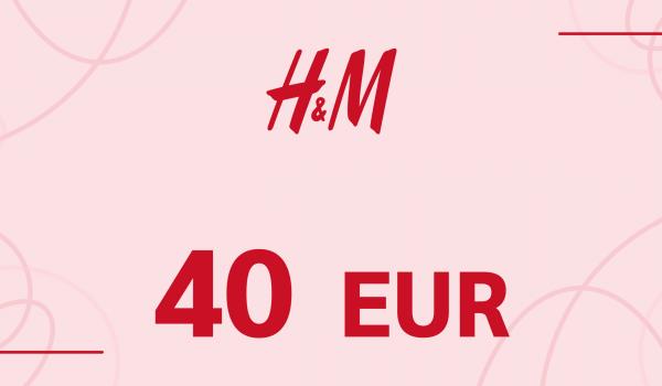 H and M Gift Card 40 EUR