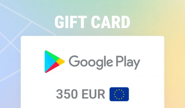 Google Play Gift Card 350 EUR