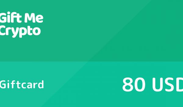 Gift Me Crypto Gift Card 80 USD