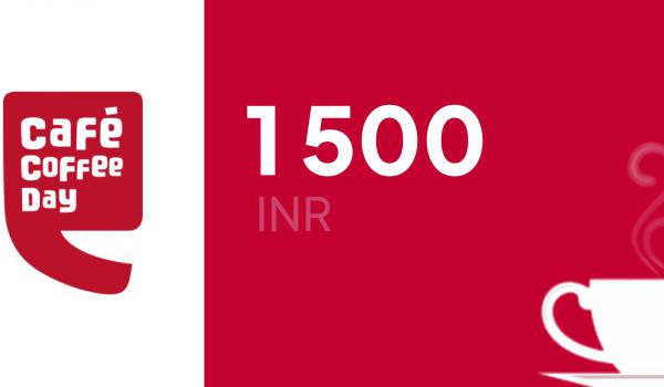 Cafe Coffee Day Gift Card 1500 INR