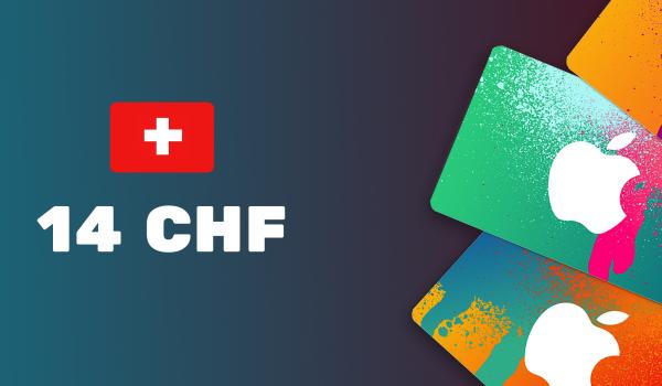 Apple iTunes Gift Card 14 CHF