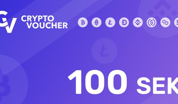 Crypto Voucher Gift Card 100 SEK