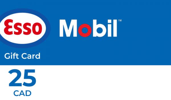 Esso and Mobil Gift Card 25 CAD