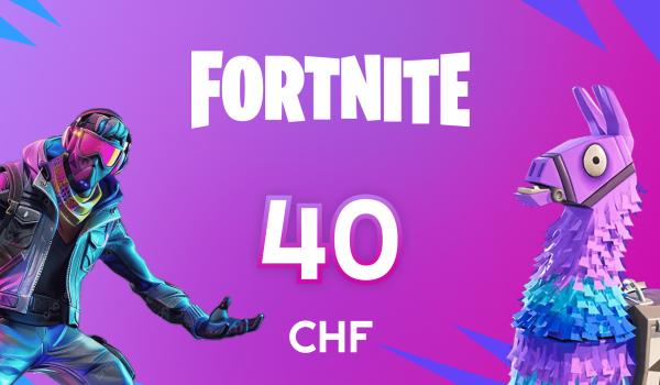 Fortnite Gift Card 40 CHF