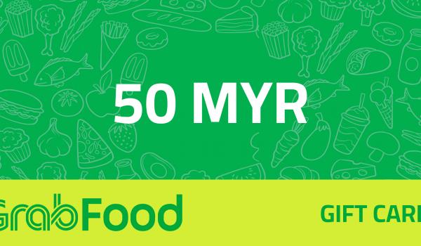 GrabFood Gift Card 50 MYR