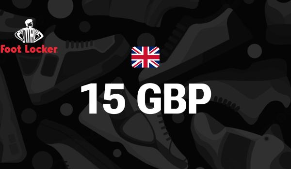 Foot Locker Gift Card 15 GBP