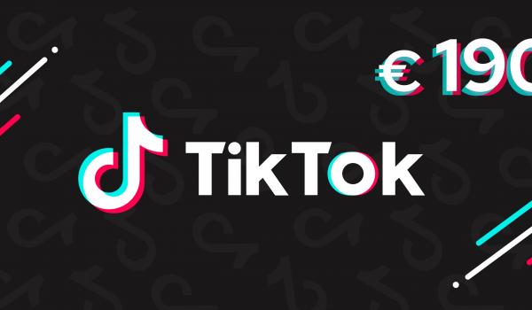 TikTok Gift Card 190 EUR