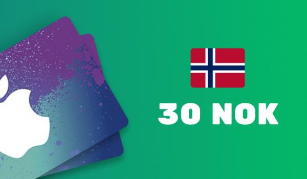 Apple iTunes Gift Card 30 NOK