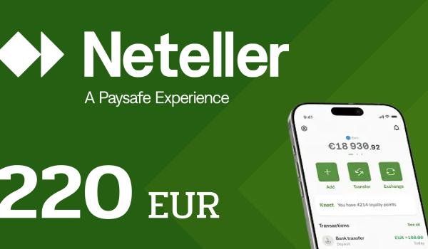 Neteller Gift Card 220 EUR