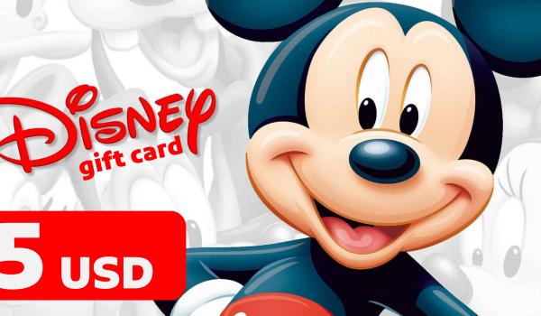 Disney Gift Card 5 USD