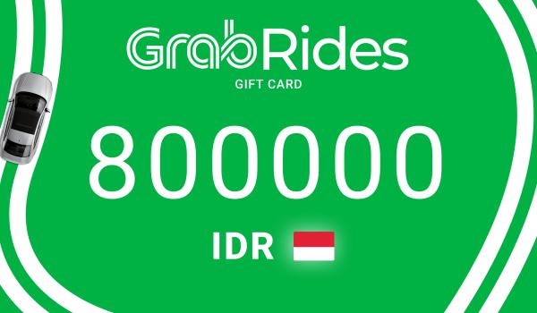 Grab Rides Gift Card 800000 IDR
