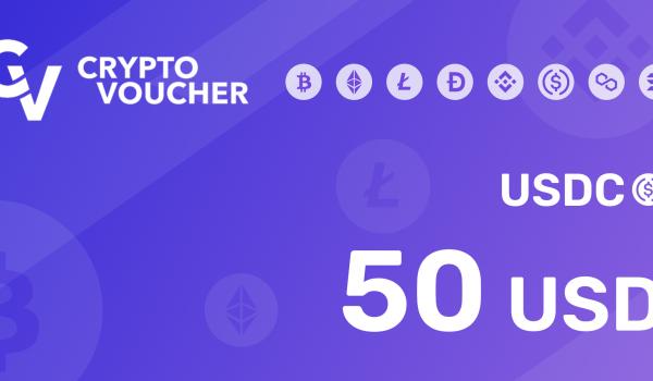Crypto Voucher USDC 50 USD