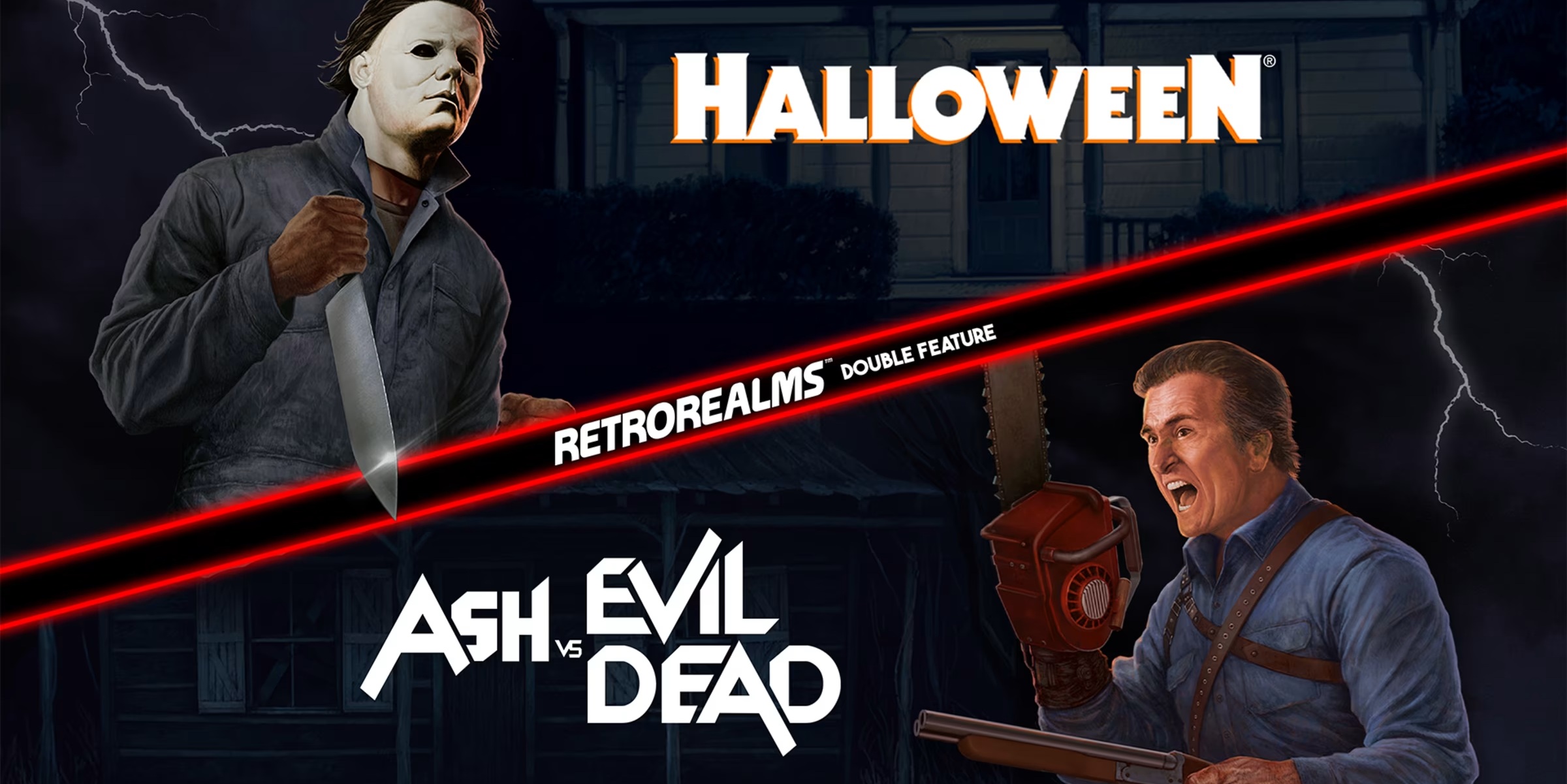 RetroRealms Double Feature Halloween and Ash vs Evil Dead (Xbox One)