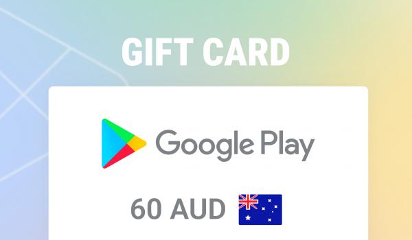 Google Play Gift Card 60 AUD