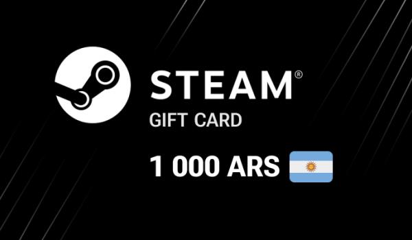 Steam Gift Card 1000 ARS