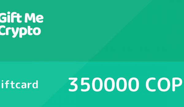 Gift Me Crypto Gift Card 350000 COP