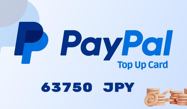 PayPal Wallet Top Up 63750 JPY