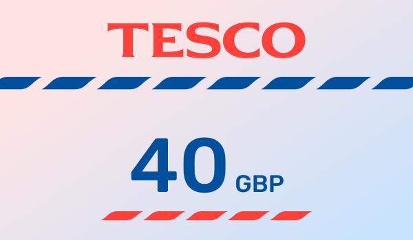 Tesco Gift Card 40 GBP