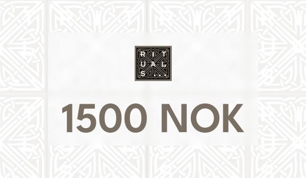 Rituals Gift Card 1500 NOK