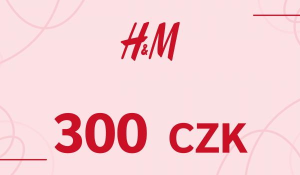 H and M Gift Card 300 CZK
