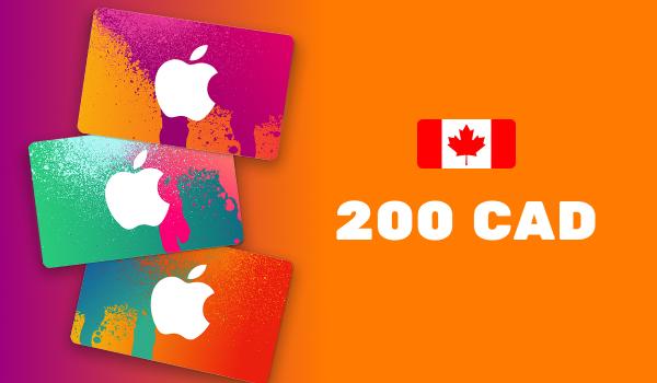 Apple iTunes Gift Card 200 CAD