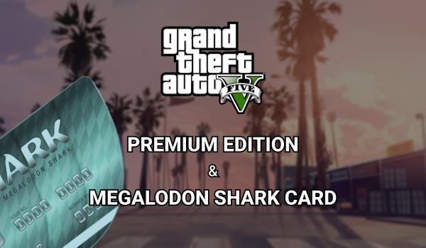 Grand Theft Auto V Premium & Megalodon Shark Card Bundle (Xbox)