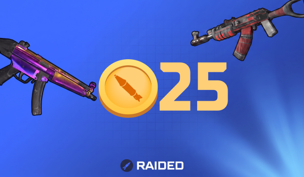Raided Gift Card 25 Coins