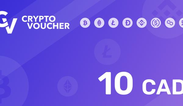 Crypto Voucher Gift Card 10 CAD