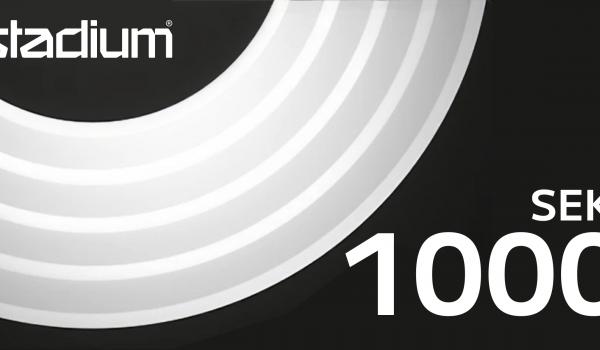 Stadium Gift Card 1000 SEK