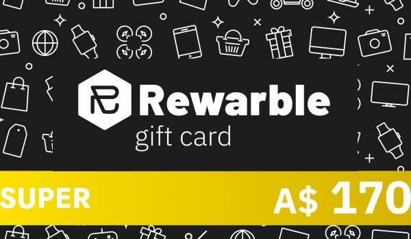 Rewarble Super Gift Card 170 AUD