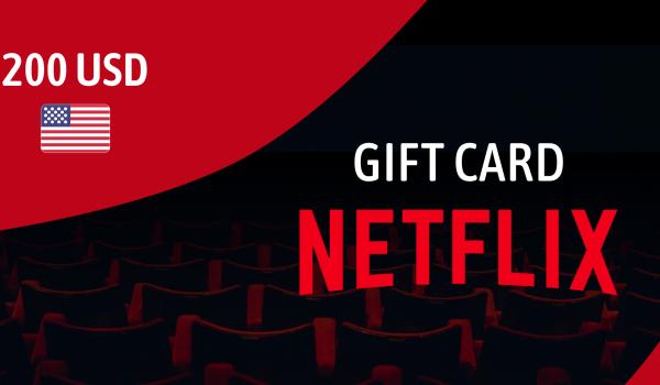 Netflix Gift Card 200 USD