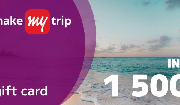 MakeMyTrip Gift Card 1500 INR