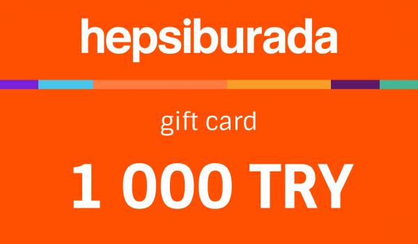 Hepsiburada Gift Card 1000 TRY