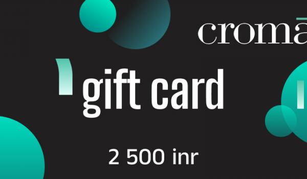 Croma Gift Card 2500 INR