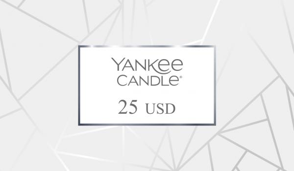 Yankee Candle Gift Card 25 USD
