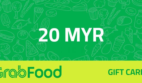 GrabFood Gift Card 20 MYR