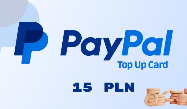 PayPal Wallet Top Up 15 PLN
