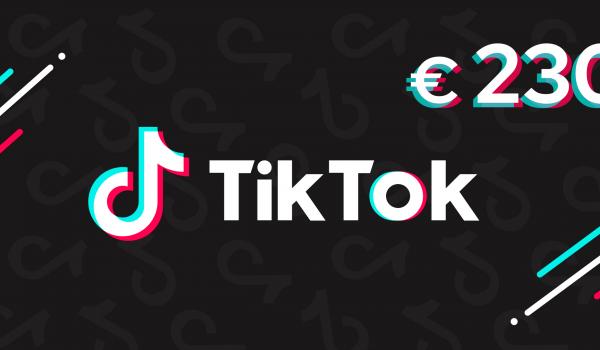 TikTok Gift Card 230 EUR