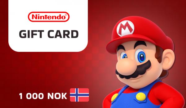 Nintendo eShop 1000 NOK