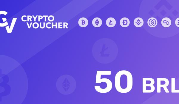 Crypto Voucher Gift Card 50 BRL