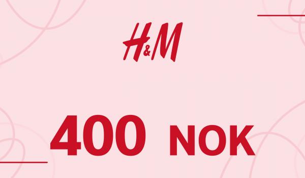 H and M Gift Card 400 NOK