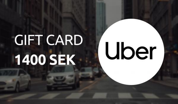 Uber Gift Card 1400 SEK