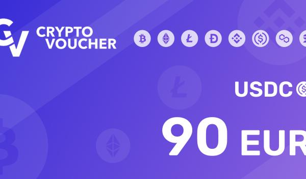 Crypto Voucher USDC 90 EUR