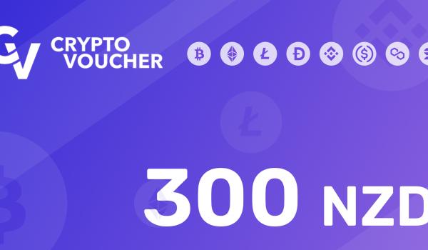 Crypto Voucher Gift Card 300 NZD