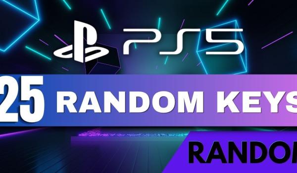 Random PS5 25 Keys