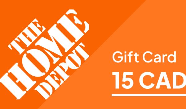 The Home Depot Gift Card 15 CAD