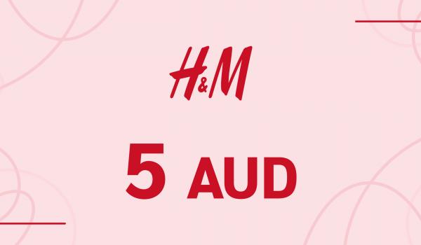 H and M Gift Card 5 AUD